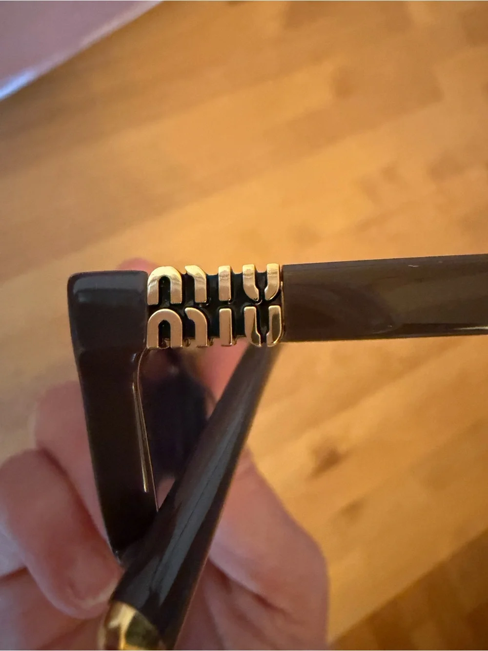 Miu Miu Brown Sunglasses with original case and box